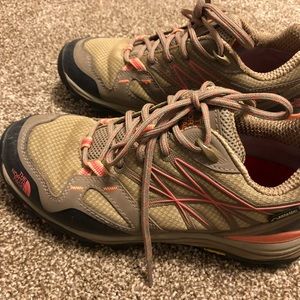 The North Face hiking boots, barely worn.